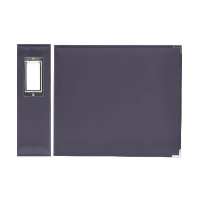 Aussie Scrap Source - 3 Ring 12x12 Faux Leather Album - Eggplant  (sold individually)