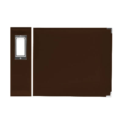 Aussie Scrap Source - 3 Ring 12x12 Faux Leather Album - Chocolate  (sold individually)