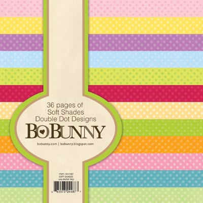 Bo Bunny Press - Double Dot - Soft Shades 6x6 Paper Pad  (sold in 3's)