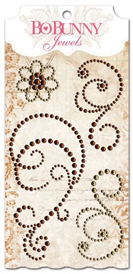 Bo Bunny Press - Essentials - Chocolate Jewels  (sold in 3's)