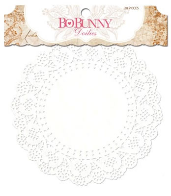 Bo Bunny Press - Essentials - Medium Doilies  (sold in 3's)