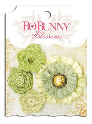 Bo Bunny Press - Blossoms - Clover Dahlia  (sold in 3's)
