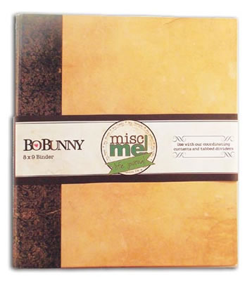 Bo Bunny Press - Misc Me - Craft Binder  (sold in 3's)