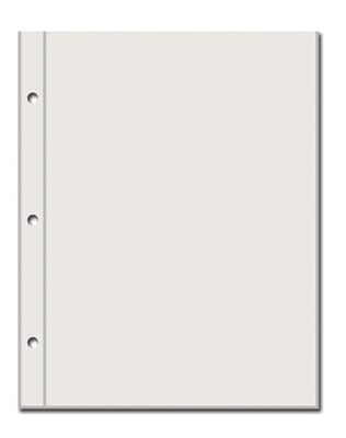 Bo Bunny Press - Misc Me - 6x8 Page Protectors  (sold in 3's)