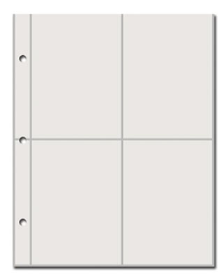 Bo Bunny Press - Misc Me - 3x4 Page Protectors  (sold in 3's)