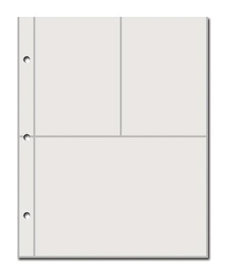 Bo Bunny Press - Misc Me - 4x6 & 3x4 Page Protectors  (sold in 3's)