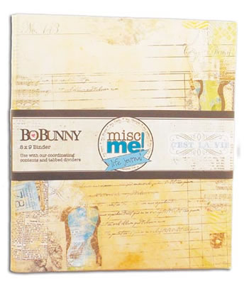Bo Bunny Press - Misc Me - C'est la Vie Binder  (sold in 3's)