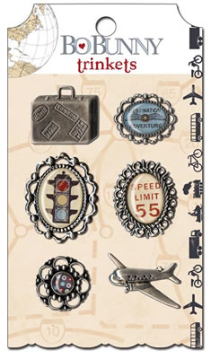 Bo Bunny Press - Detour - Trinkets  (sold in 3's)
