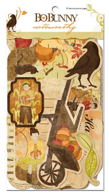 Bo Bunny Press - Apple Cider - Noteworthy  (sold in 3's)