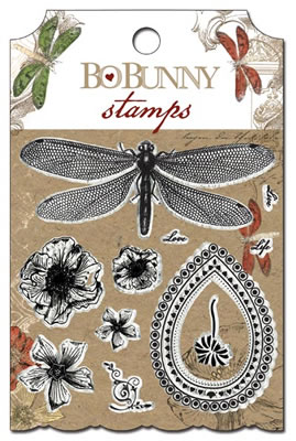 Bo Bunny Press - Serenade - Clear Stamp  (sold in 3's)