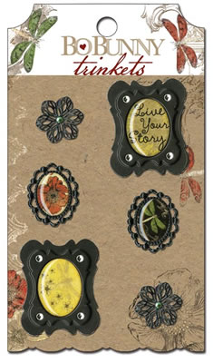 Bo Bunny Press - Serenade - Trinkets  (sold in 3's)