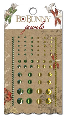 Bo Bunny Press - Serenade - Jewels  (sold in 3's)