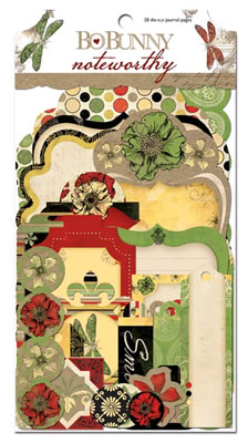 Bo Bunny Press - Serenade - Noteworthy  (sold in 3's)