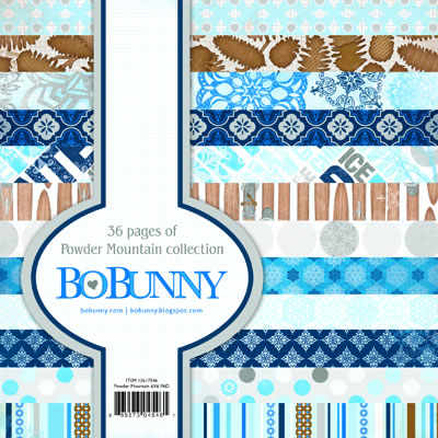 Bo Bunny - Powder Mountain - 6x6 Paper Pad  (sold in 3's)