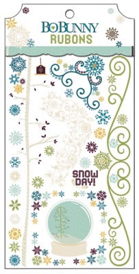 Bo Bunny - Snow Day - Rubons  (sold in 3's)