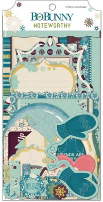 Bo Bunny - Snow Day - Noteworthy  (sold in 3's)