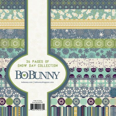 Bo Bunny - Snow Day - 6x6 Paper Pad  (sold in 3's)
