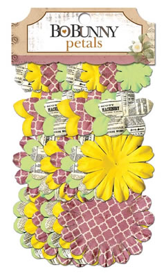 Bo Bunny Press - C'est la Vie - Petals  (sold in 3's)
