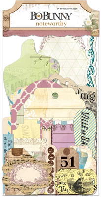 Bo Bunny Press - C'est la Vie - Noteworthy  (sold in 3's)