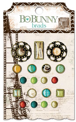 Bo Bunny Press - Mama-razzi2 - Brads  (sold in 3's)