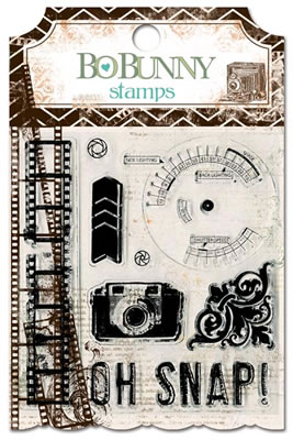 Bo Bunny Press - Mama-razzi2 - Clear Stamp  (sold in 3's)