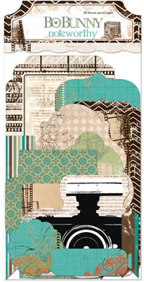 Bo Bunny Press - Mama-razzi2 - Noteworthy  (sold in 3's)