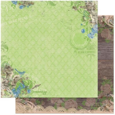 Bo Bunny Press - Prairie Chic - Garden 12x12 d/sided paper  (pack of 10)