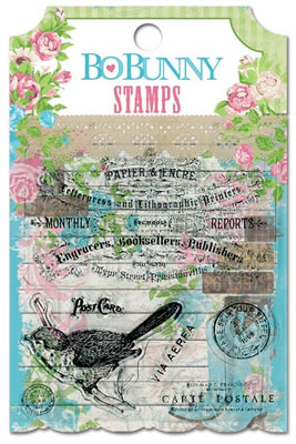 Bo Bunny Press - Prairie Chic - Clear Stamp  (sold in 3's)