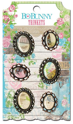 Bo Bunny Press - Prairie Chic - Trinkets  (sold in 3's)