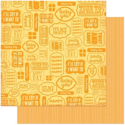 Bo Bunny Press - Surprise! - Twist 12x12 d/sided paper  (pack of 10)