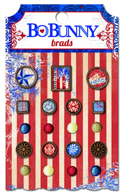 Bo Bunny Press - Anthem - Brads  (sold in 3's)