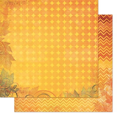 Bo Bunny - Autumn Song - Dot 12x12 d/sided paper  (pack of 10)
