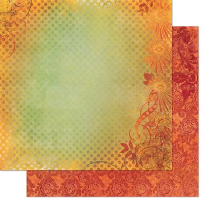 Bo Bunny - Autumn Song - Harvest 12x12 d/sided paper  (pack of 10)