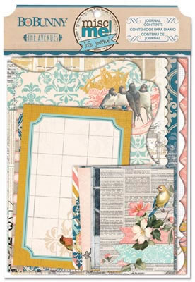 Bo Bunny Press - The Avenues - Journal Contents  (sold in 3's)