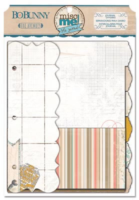 Bo Bunny Press - The Avenues - Journal Dividers  (sold in 3's)