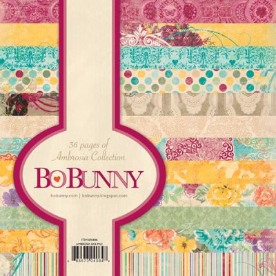Bo Bunny Press - Ambrosia - 6x6 Paper Pad  (sold in 3's)