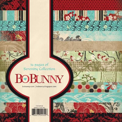 Bo Bunny Press - Serenity - 6x6 Pad  (sold in 3's)