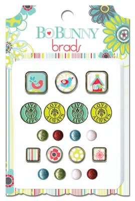 Bo Bunny Press - Alora - Brads  (sold in 3's)