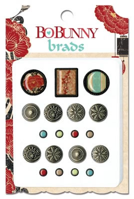 Bo Bunny Press - Serenity - Brads  (sold in 3's)