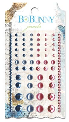 Bo Bunny Press - Country Garden - Jewels  (sold in 3's)