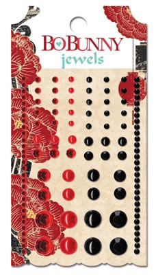 Bo Bunny Press - Serenity - Jewels  (sold in 3's)