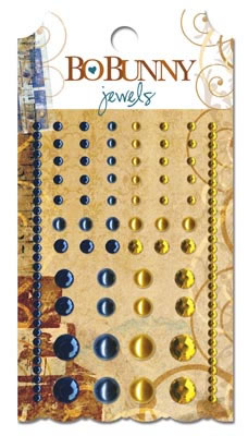 Bo Bunny Press - Weekend Market - Jewels  (sold in 3's)