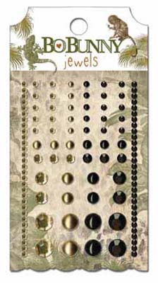 Bo Bunny Press - Zoology - Jewels  (sold in 3's)