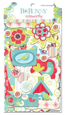Bo Bunny Press - Alora - Noteworthy  (sold in 3's)