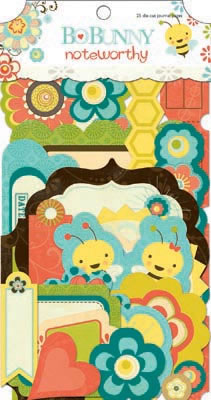Bo Bunny Press - Hello Sunshine - Noteworthy  (sold in 3's)