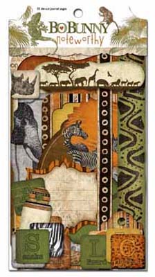 Bo Bunny Press - Zoology - Noteworthy  (sold in 3's)