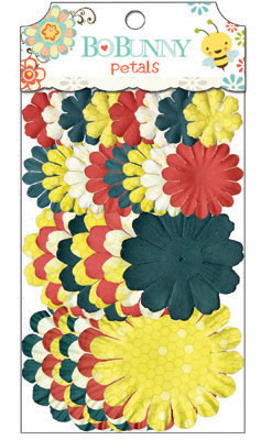Bo Bunny Press - Hello Sunshine - Petals  (sold in 3's)