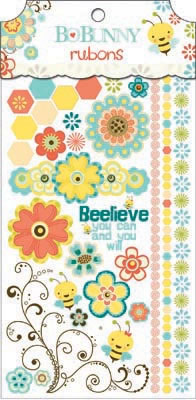 Bo Bunny Press - Hello Sunshine - Rubons  (sold in 3's)
