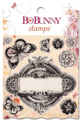 Bo Bunny Press - Ambrosia - Clear Stamps  (sold in 3's)