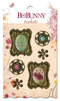 Bo Bunny Press - Ambrosia - Trinkets  (sold in 3's)
